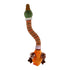GiGwi - “Crunchy Neck” Duck with Bone & Squeaker (orange & Green)