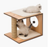 Vesper - Premium Cat Furniture V-Stool Walnut - PetHaus General Trading LLC