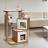 Vesper - Premium Cat Furniture V-Double - Walnut - PetHaus General Trading LLC
