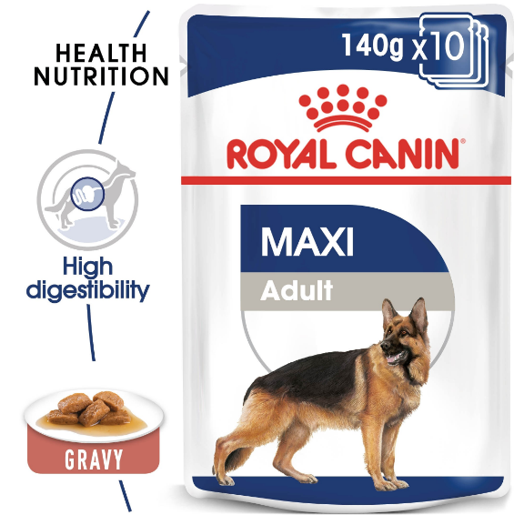 Royal Canin - Size Health Nutrition Maxi Adult (140g) - PetHaus General Trading LLC