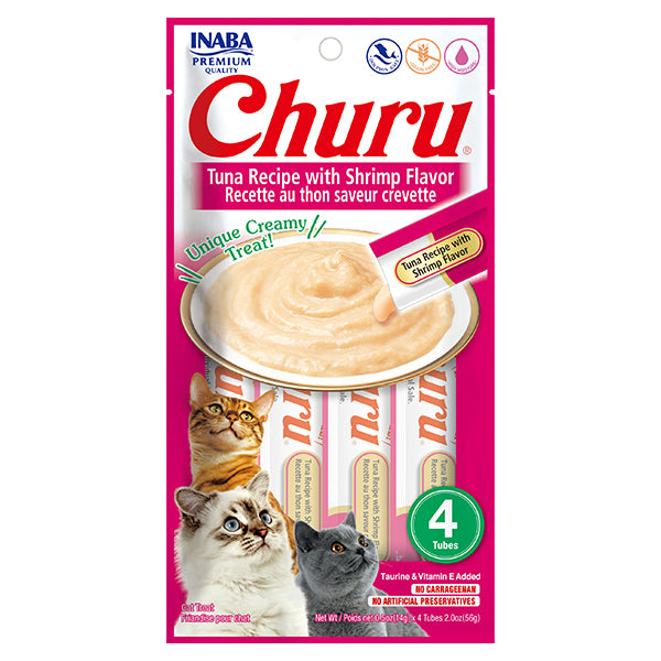 Churu Tuna Recipe With Shrimp Flavor 4PCS/PK