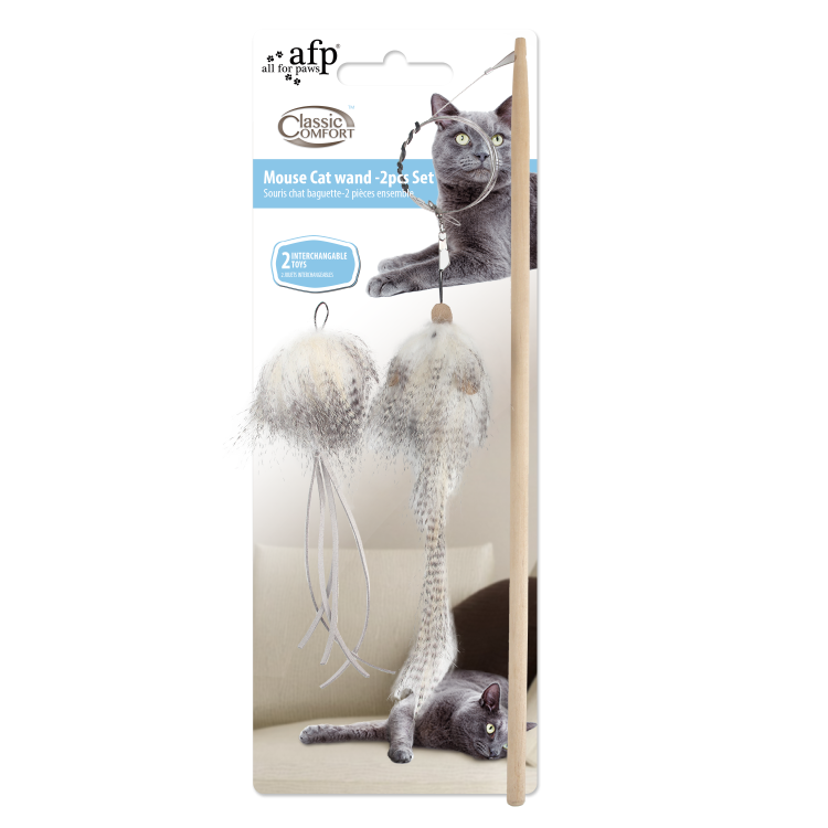 Classic Comfort - Mouse Cat Wand - Set
