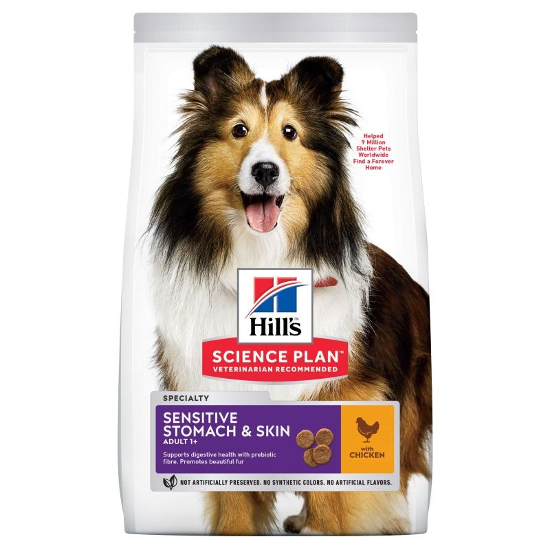 Hill's Science Plan - Sensitive Stomach & Skin Medium & Large Adult Dog Food With Chicken