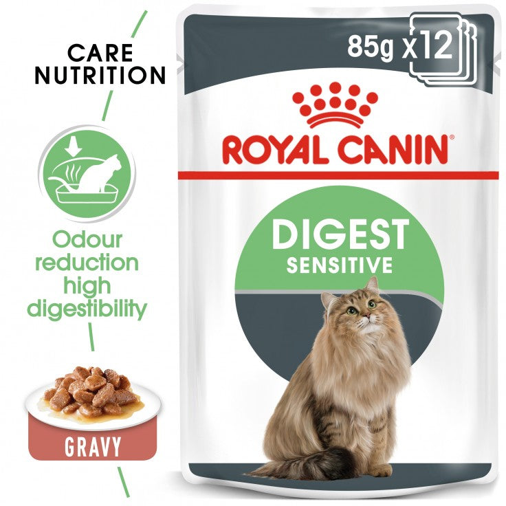 Royal Canin - Feline Care Nutrition Digest Sensitive Gravy - PetHaus General Trading LLC
