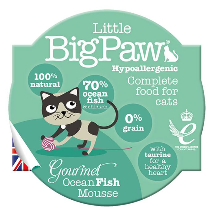 Little Big Paw - Cat Gourmet Fish Mousse (85g) - PetHaus General Trading LLC