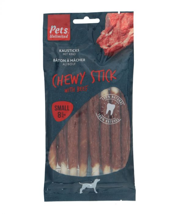 Pets Unlimited - Chewy Sticks with Beef (72g) - PetHaus General Trading LLC
