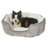 Midwest - QuietTime Deluxe Taupe Tulip Dog Bed - PetHaus General Trading LLC