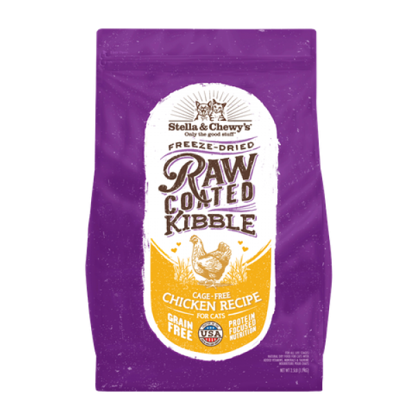 Stella & Chewy's - Raw Coated Chicken Kibble For Cats (5lb) - PetHaus General Trading LLC