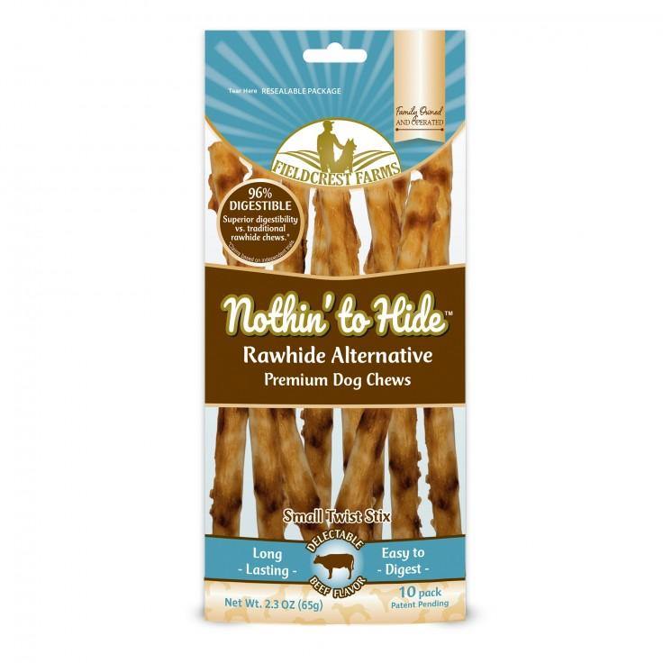 Nothin' To Hide - Small Twist Stix Beef (65g) - PetHaus General Trading LLC