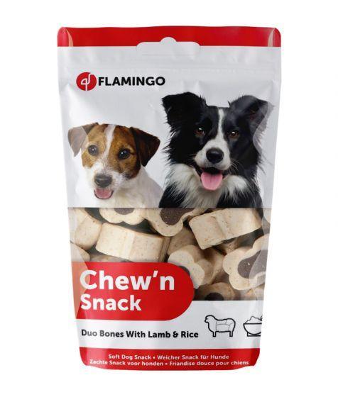 Flamingo - Chew'N Snack Bone Duo with Lamb & Rice - PetHaus General Trading LLC