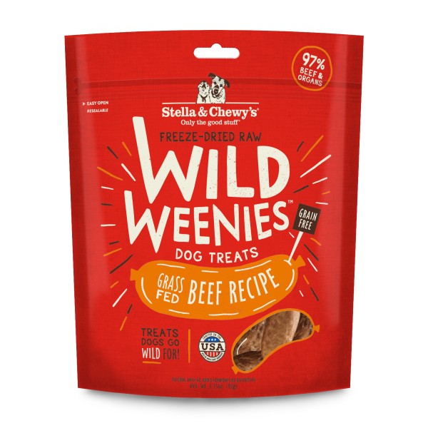 Stella & Chewy's - Wild Weenies Beef Dog Treats (3.25oz) - PetHaus General Trading LLC