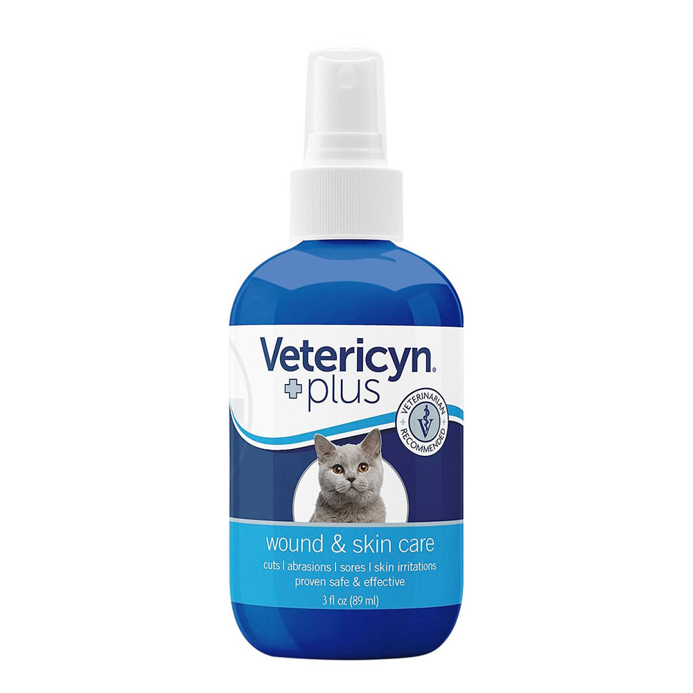 Vetericyn -  Plus Feline Antimicrobial Cat Wound & Skin Spray (3oz) - PetHaus General Trading LLC
