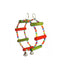 Pado - VanPet Wheel Type Toy Small And Medium Birds With Bells BTLB124 (25x7.5cm) - PetHaus General Trading LLC