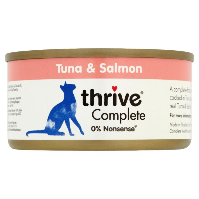 Thrive - Complete Tuna & Salmon Wet Food Cat Wet Food (75g) - PetHaus General Trading LLC