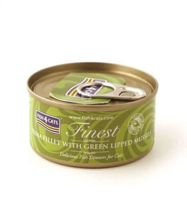 Fish4Cats - Tuna Fillet with Mussels Wet Food (70g) - PetHaus General Trading LLC
