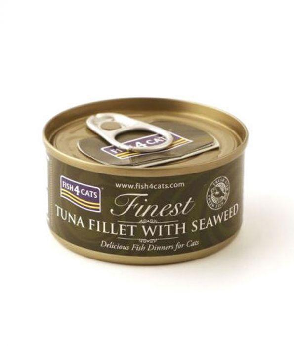 Fish4Cats - Tuna Fillet with Seaweed Wet Food (70g) - PetHaus General Trading LLC