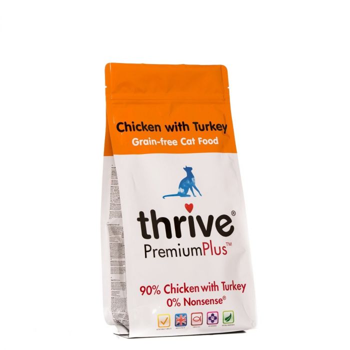 Thrive - Chicken with Turkey Cat Dry Food (1.5kg) - PetHaus General Trading LLC