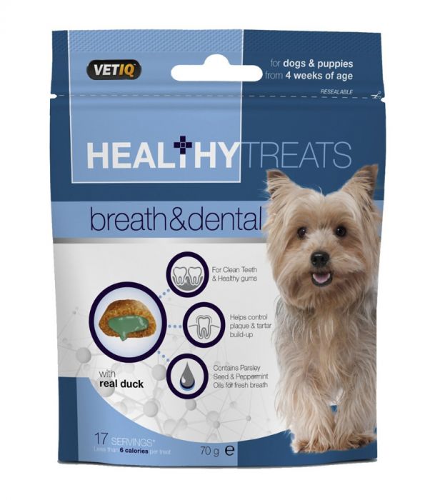 Healthy Treats - Breath & Dental Dogs & Puppy (70g) - PetHaus General Trading LLC