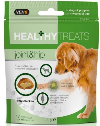 Healthy Treats - Joint & Hip for Dogs & Puppies (70g) - PetHaus General Trading LLC