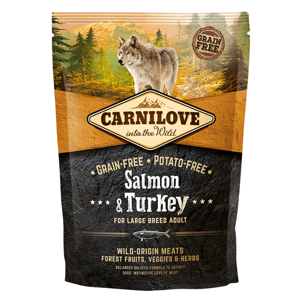 Carnilove - Salmon & Turkey For Large Breed Adult Dogs - PetHaus General Trading LLC