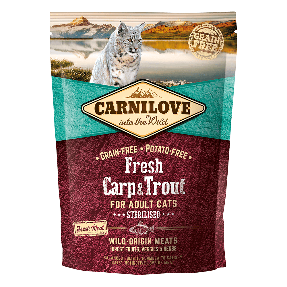 Carnilove - Fresh Carp & Trout For Adult Cats - PetHaus General Trading LLC