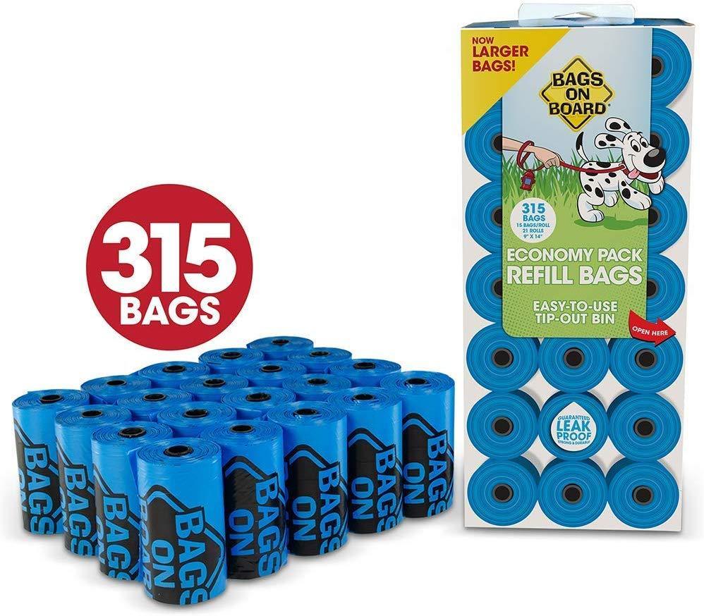 Bags on Board -  Economy Pack Refill Bags (315 bags) - PetHaus General Trading LLC