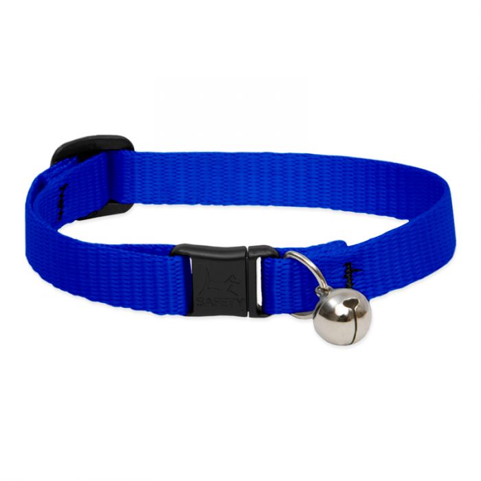 Lupine - Basic Solids Safety Cat Collar with Bell - PetHaus General Trading LLC