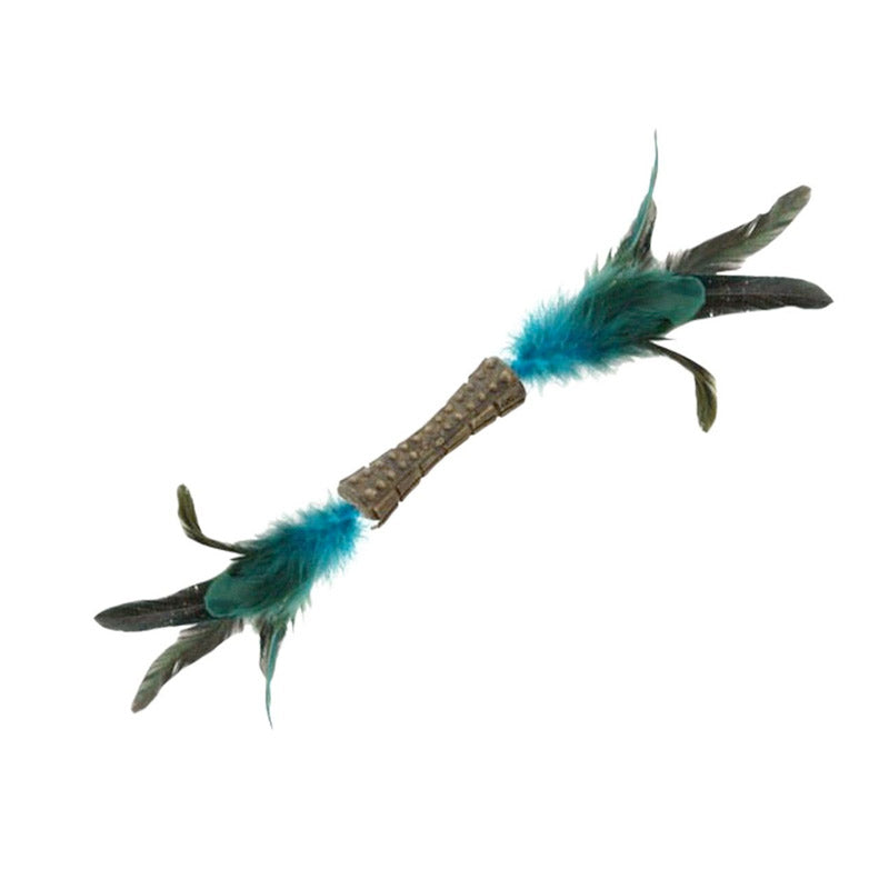 GiGwi - Catnip Cat Toy with Double Side Natural Feather - PetHaus General Trading LLC