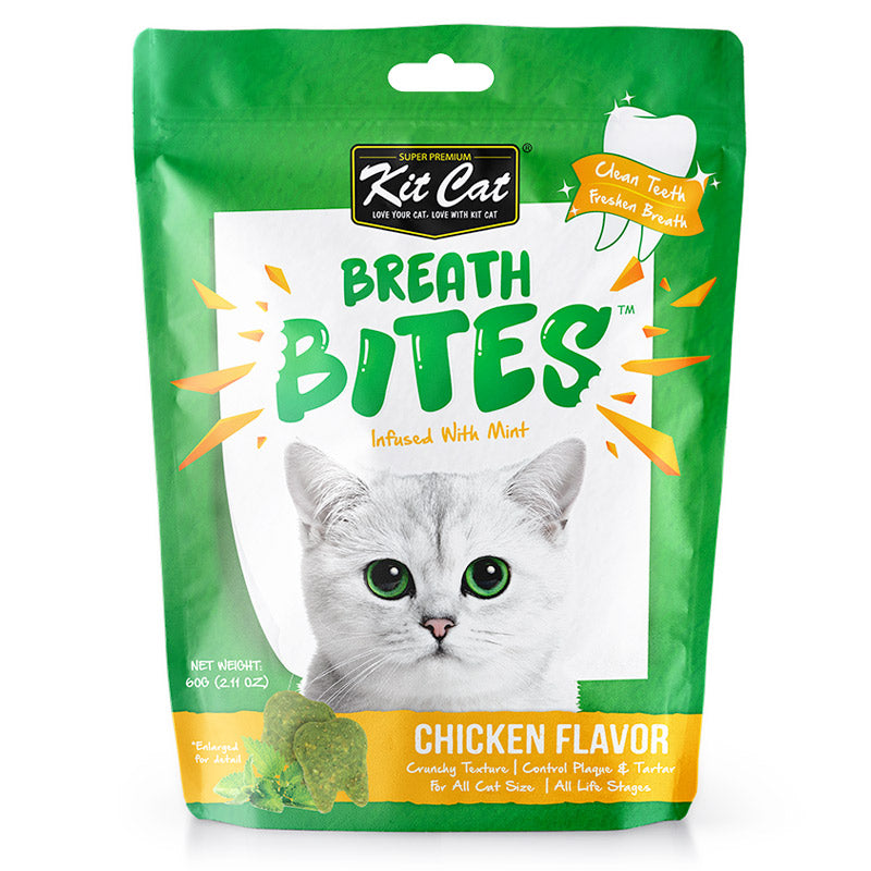 Kit Cat Breath Bites Chicken Flavor Cat Treats