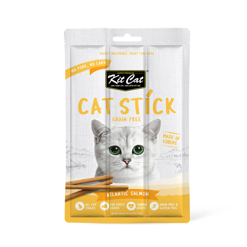 Kit Cat - Grain Free Cat Stick Atlantic Salmon 15g