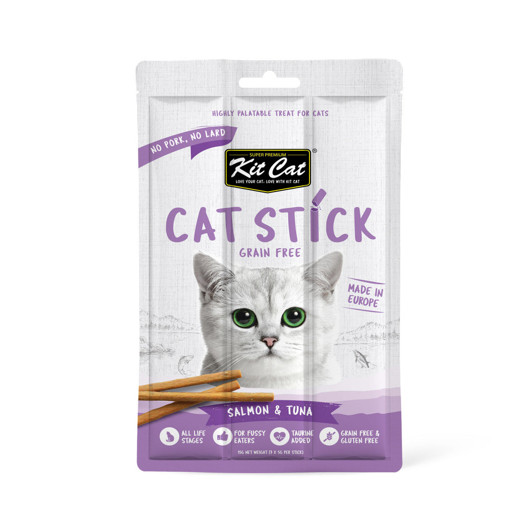 Kit Cat - Grain Free Cat Stick Salmon & Tuna 15g