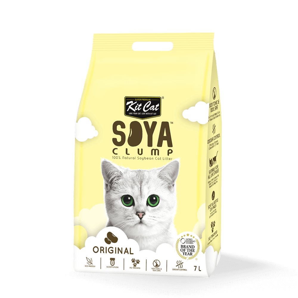 Kit Cat - Soya Clump Soyabean Litter (7l) - PetHaus General Trading LLC
