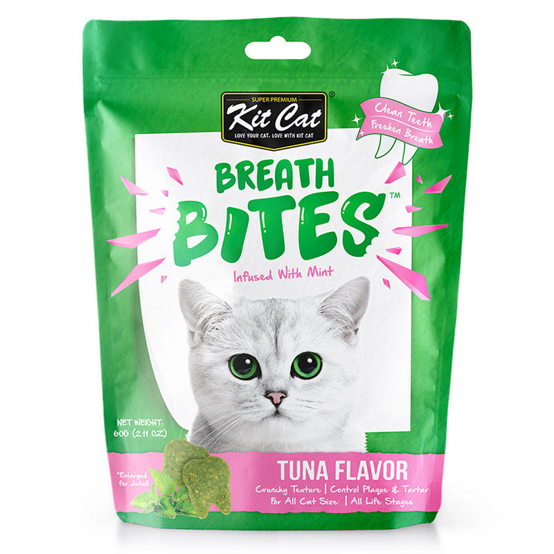 Kit Cat - Breath Bites Tuna Flavor (60g) - PetHaus General Trading LLC