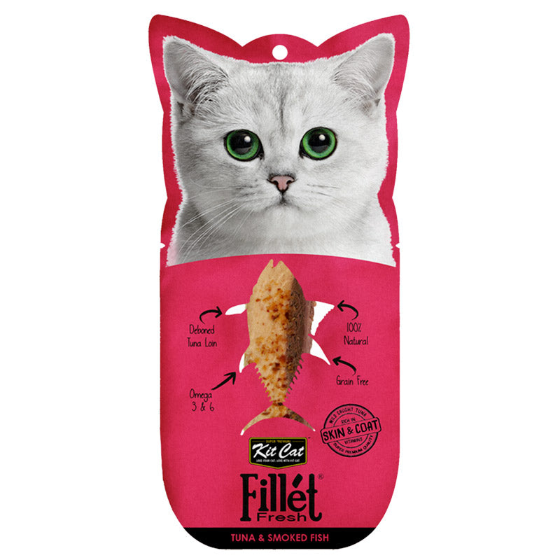 Kit Cat - Fillet Fresh Tuna and Smoked Fish - PetHaus General Trading LLC