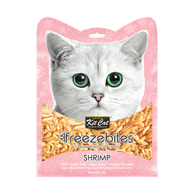 Kit Cat - Freezebites Shrimp (10g) - PetHaus General Trading LLC
