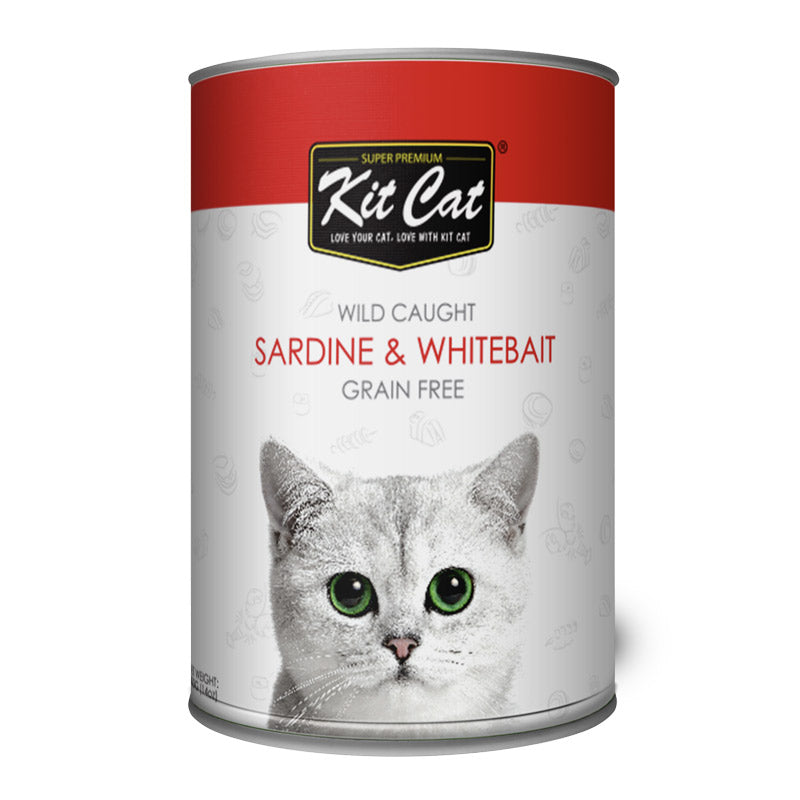Kit Cat - Wild Caught Sardine & WhiteBait (400g)