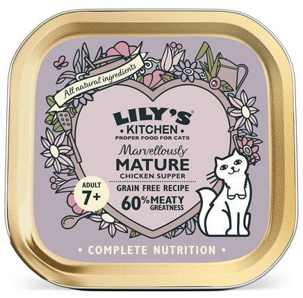 Lily's Kitchen - Chicken Dinner for Marvelously Mature Cats (85g) - PetHaus General Trading LLC