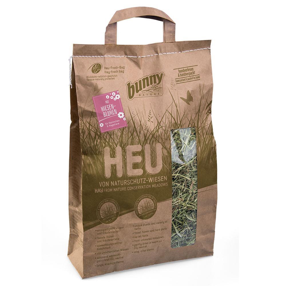 Bunny Nature - Hay With Meadow Flowers (250gr) - PetHaus General Trading LLC