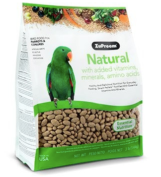 Zupreem - Natural Avian Diet Parrots & Conures (1.36kg) - PetHaus General Trading LLC