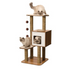 Vesper - Premium Cat Furniture V-High Base - Walnut - PetHaus General Trading LLC