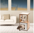 Vesper - Premium Cat Furniture V-Box Small - Walnut - PetHaus General Trading LLC