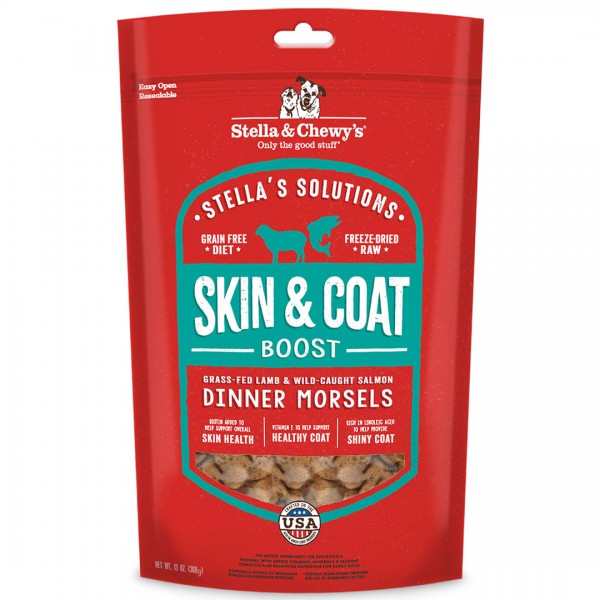 Stella & Chewy's - Skin & Coat, Lamb & Salmon Recipe for Dogs (13oz) - PetHaus General Trading LLC