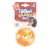 GiGwi Crazy Plush and Rubber Ball Dog Toy with Squeaker