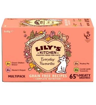 Lily's Kitchen - Smooth Pate Selection Multipack Cat Wet Food (8x85g)