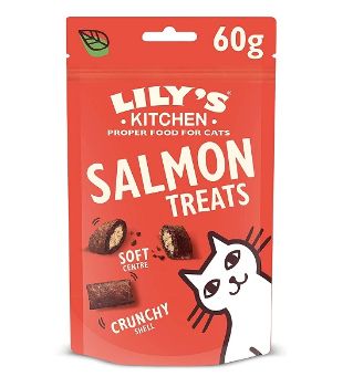 Lily's Kitchen - Salmon Pillow Cat Treats (60g) - PetHaus General Trading LLC