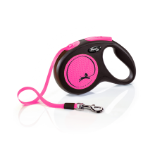 Flexi - New Neon Tape Retractable Dog Leash (5M)