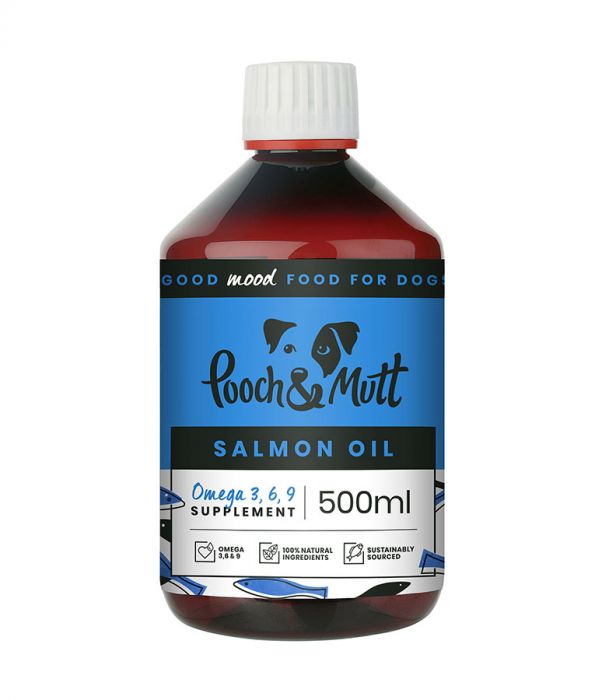 Pooch & Mutt - Salmon Oil for Dogs (500ml) - PetHaus General Trading LLC