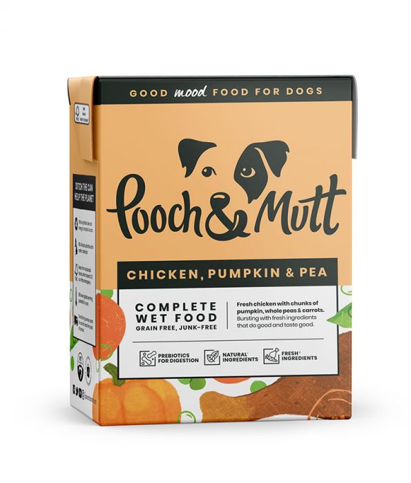 Pooch & Mutt Chicken, Pumpkin & Pea Dog Wet Food (375g) - PetHaus General Trading LLC