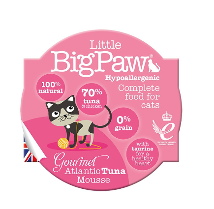 Little Big Paw - Cat Gourmet Tuna Mousse (85g) - PetHaus General Trading LLC