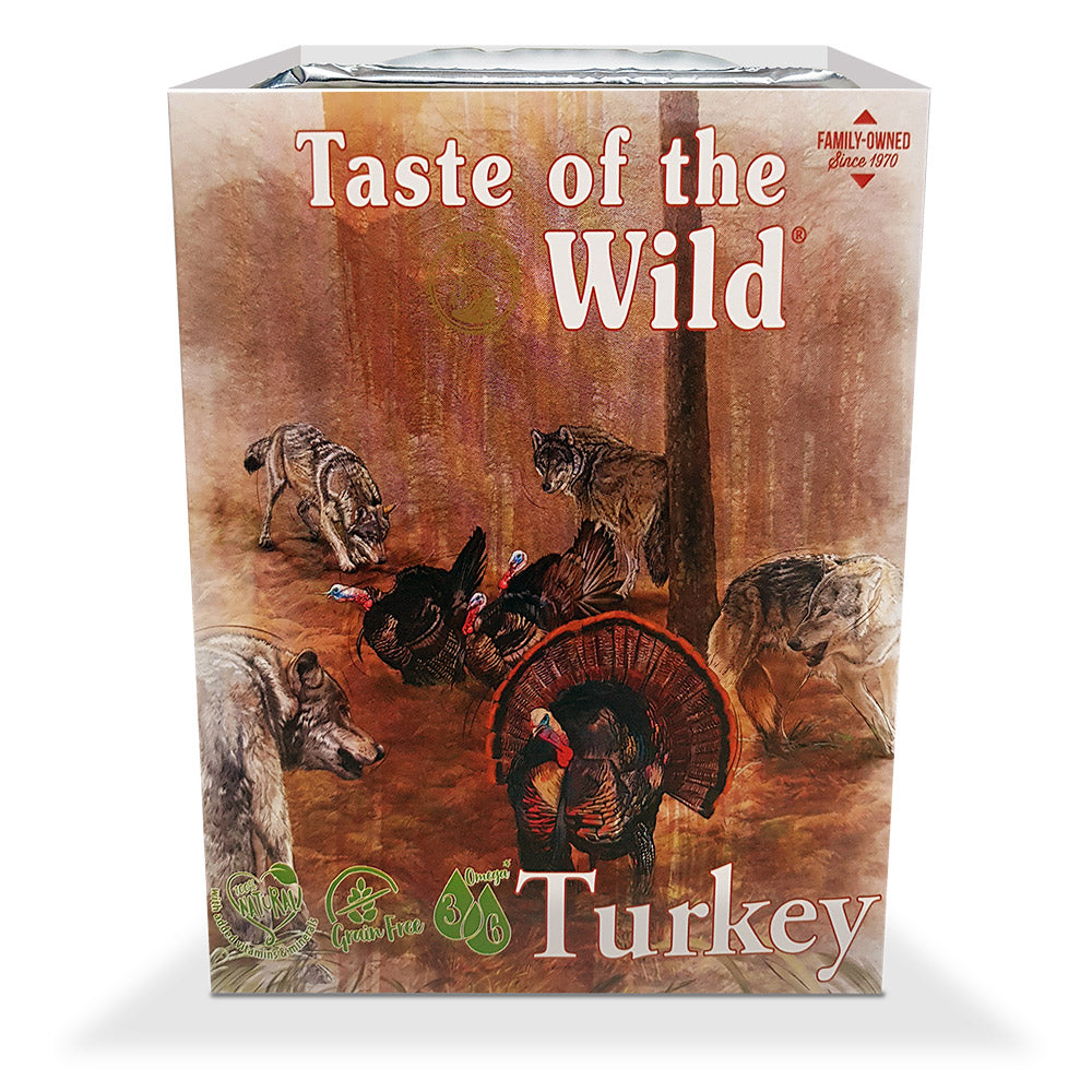 Taste of the Wild - Dog Wet Food TURKEY Fruit & Veg Tray - PetHaus General Trading LLC